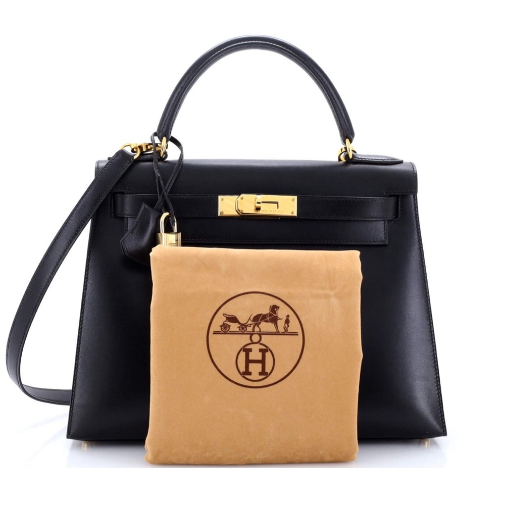 Kelly Nior Box Calf with Gold Hardware - Picture 8 of 8